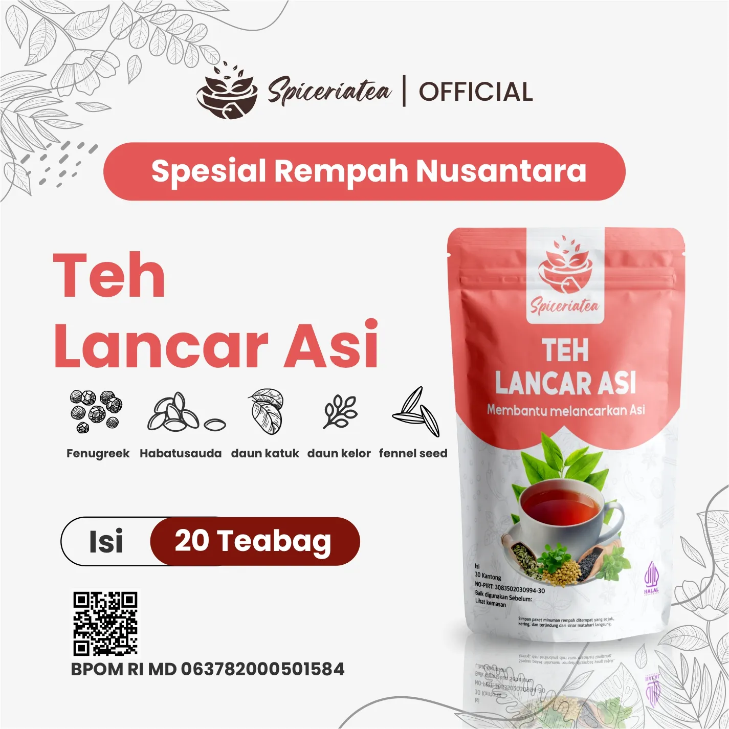 Teh Lancar Asi (Susu)