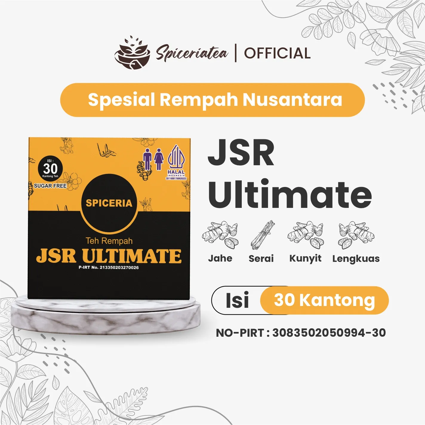 JSR Ultimate - Versi Teh Celup BPOM